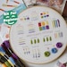 Embroidery kit beginner,beginner embroidery kit,embroidery starter kit,easy embroidery kit,Embroidery sampler kit,embroidery stitch sampler 