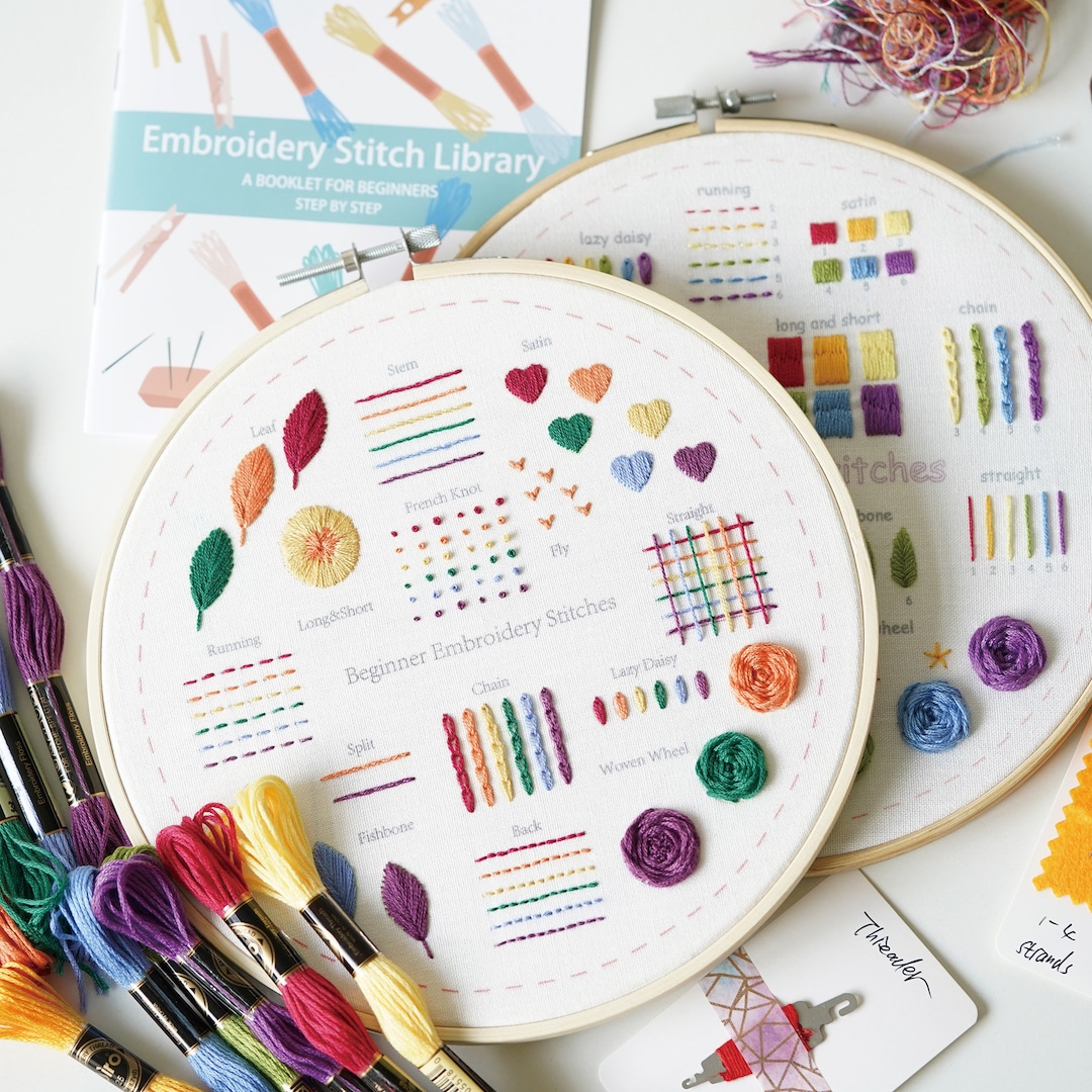Embroidery Kit Beginner,beginner Embroidery Kit,embroidery Starter Kit