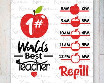 Download Teacher Water Svg Etsy