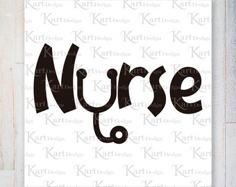 Nurse SVG / Doctor Art / Nurse Clipart / Medical SVG / Digital Design / Svg Files For Cricut / Silhouette / Sublimation Designs Downloads