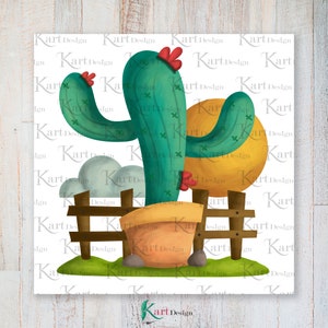 Cactus PNG / Cactus Clipart / Sublimation Design / Cactus Sublimation / Cactus Art / Cactus Lover / Digital Design / Instant Download / PNG