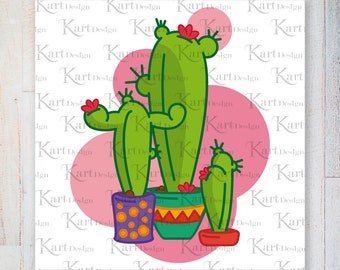 Cactus PNG / Cactus Clipart / Cactus Lover / Sublimation Design / Cactus Sublimation / Cactus Art / Digital Design / Instant Download / PNG