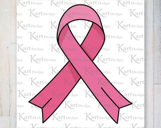 Nastro Rosa Per Sensibilizzazione Sul Cancro Al Seno – Decorazioni Da Festa Con Scritta Love Breast Cancer
