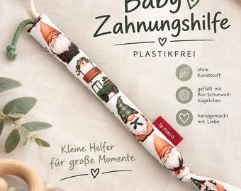 PLASTIK-FREIE Kaustange  mit Bio-Schafsschurwollkügelchen gfüllt, SWK-Wichtel-1