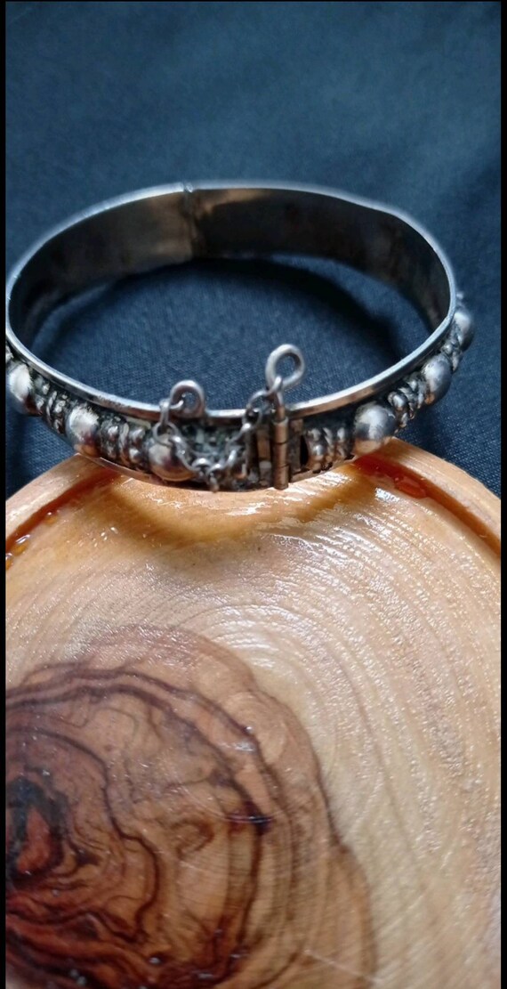Berber solid silver bracelet for children or smal… - image 3
