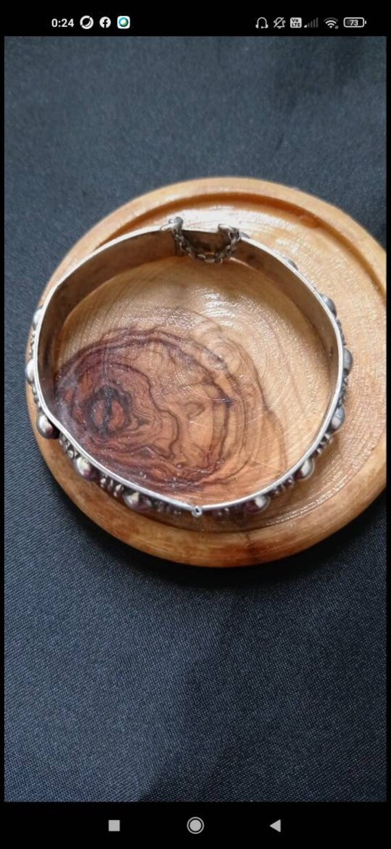 Berber solid silver bracelet for children or smal… - image 4