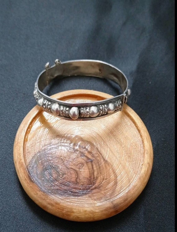 Berber solid silver bracelet for children or smal… - image 1