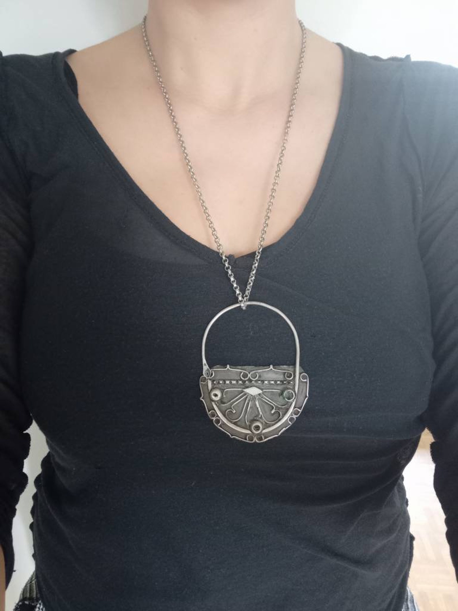 Beautiful Berber Earring Ancient Tunisia or Libya in Silver Etsy