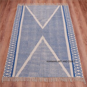 8x10 Indian Rug, Handmade Rug, Outdoor / Indoor Rug, Area rug, Kilim Rug , Navajo Kilim Rug, Large Area Rug, Garden Rug, Dining Room Rug
