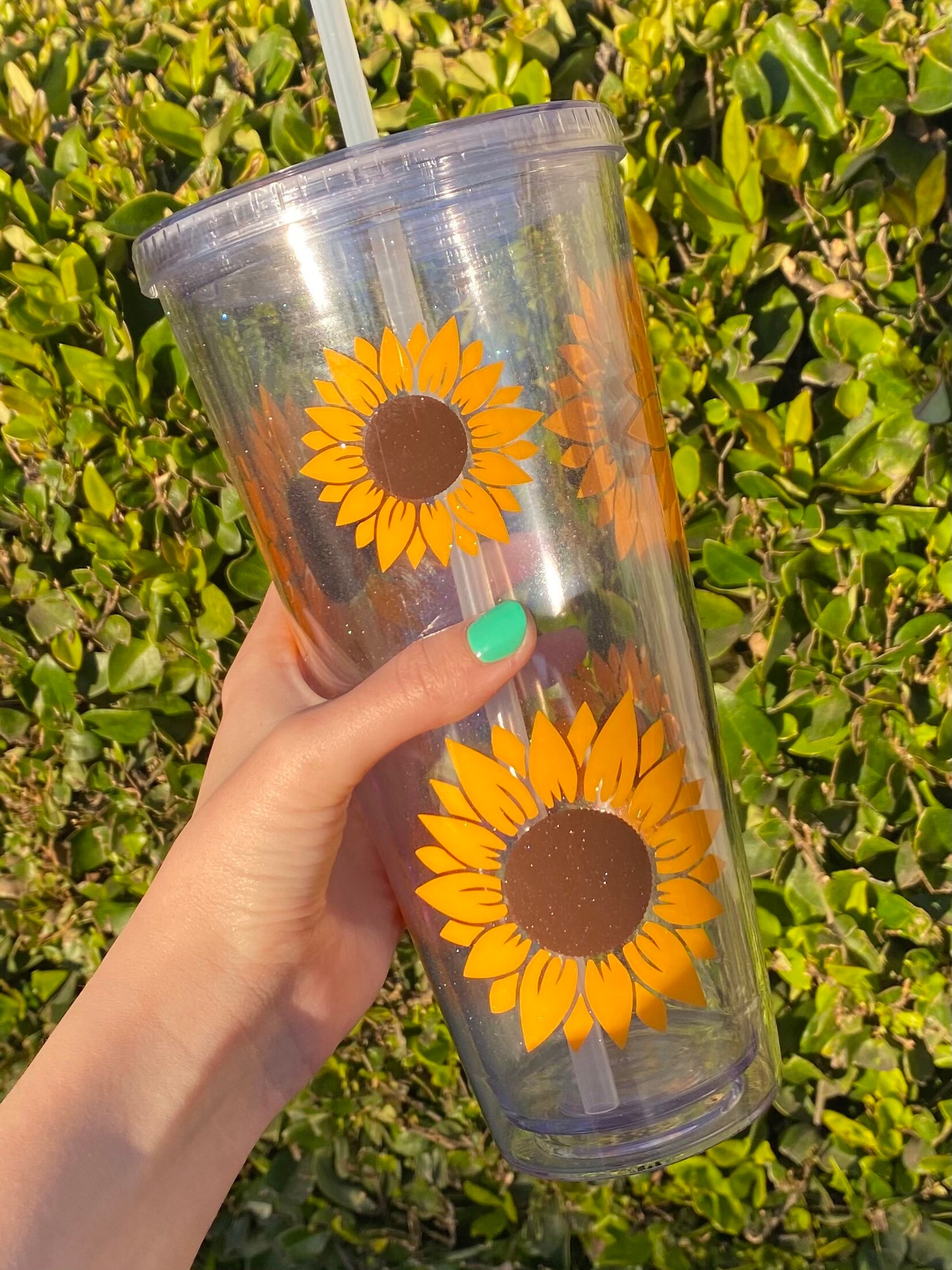 Sunflower Tumbler | Etsy
