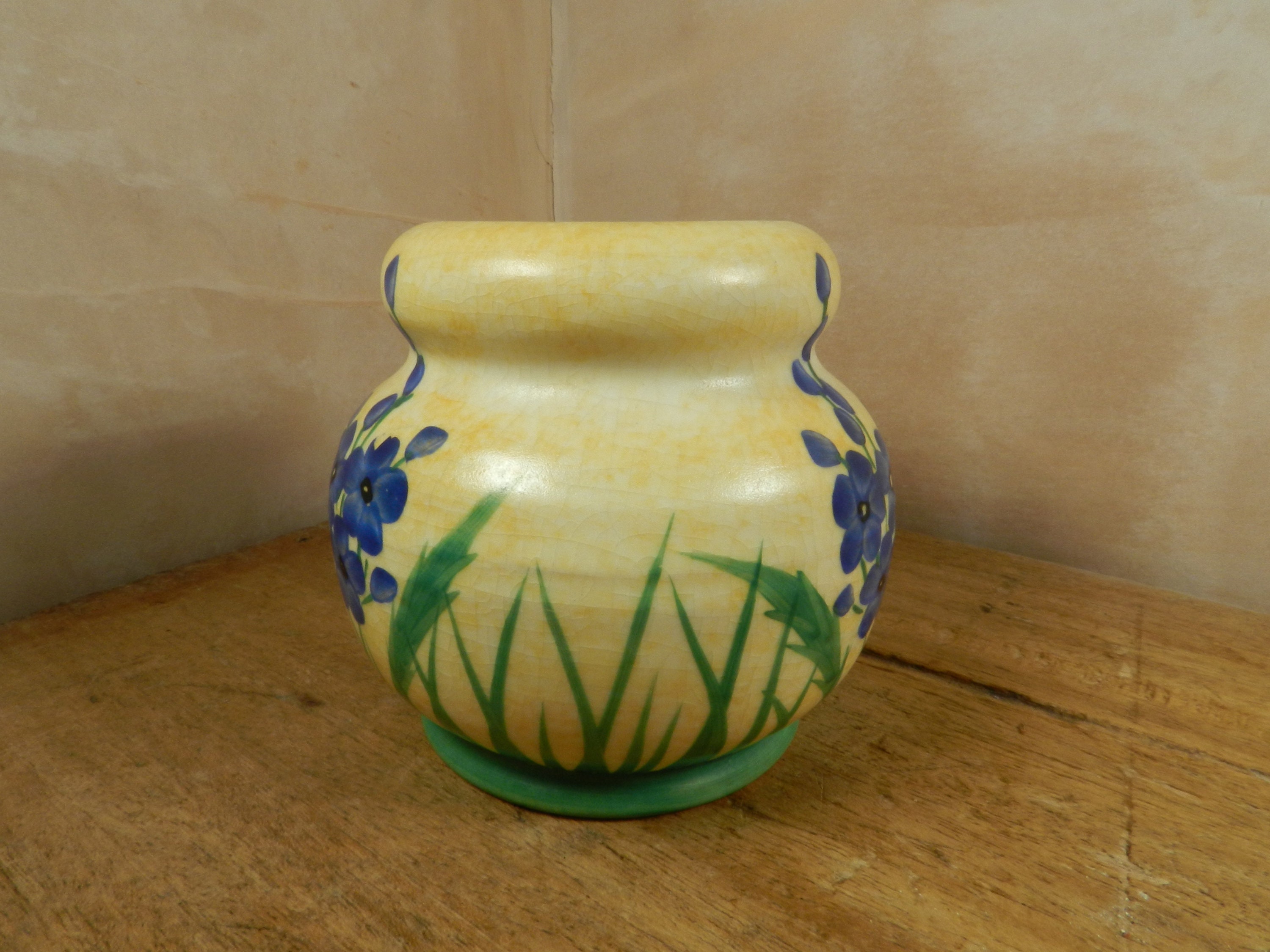 Vintage E. Radford Small Pottery Vase Etsy