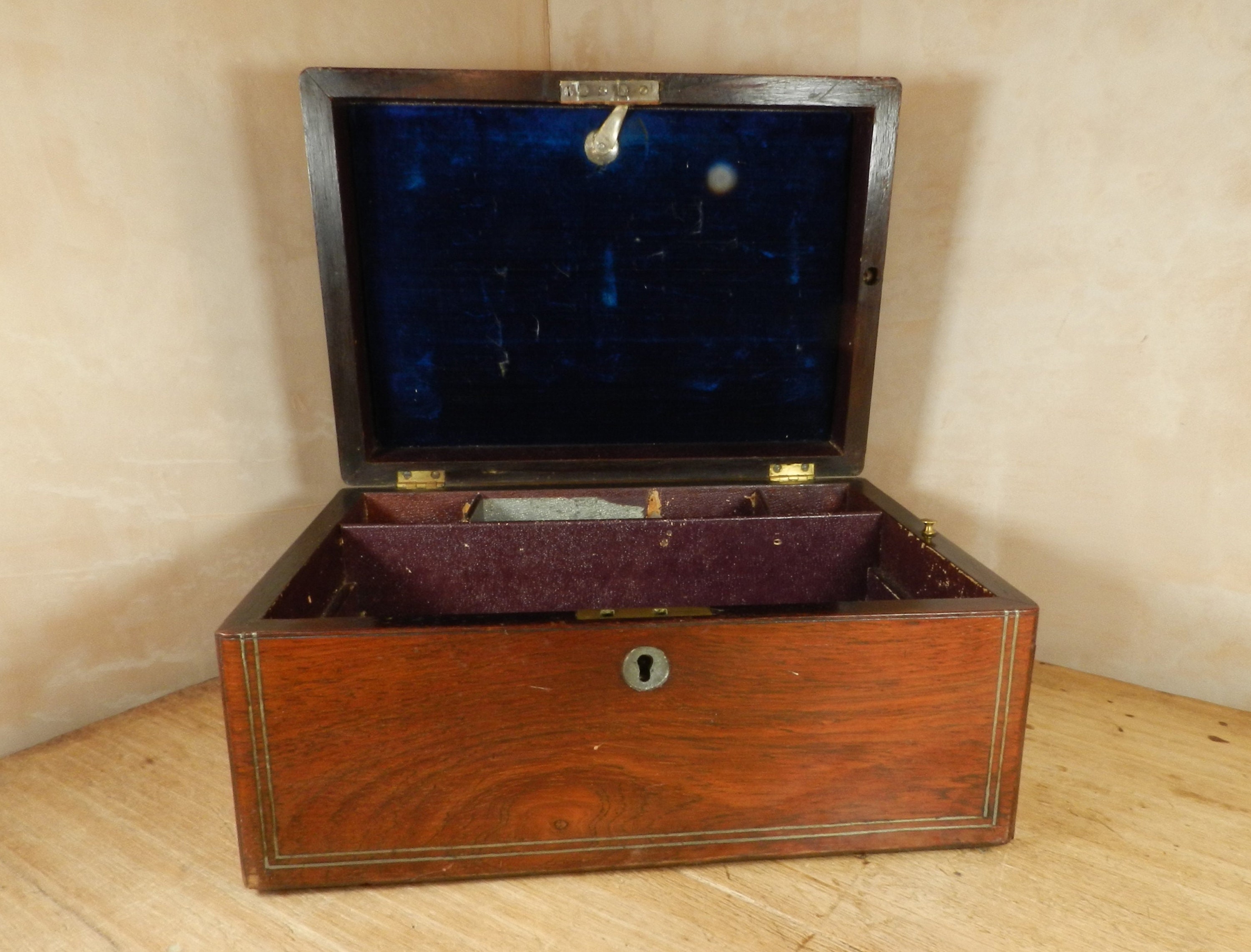 Victorian Jewellery Box With Hidden Compartment Etsy