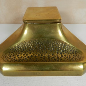 Jugendstil Brass Inkwell