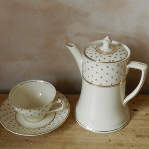 Vintage Coffee Pot and Demitasse