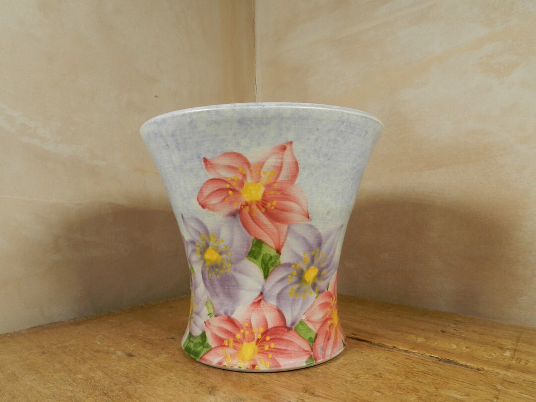 Vintage E. Radford Small Pottery Vase Etsy