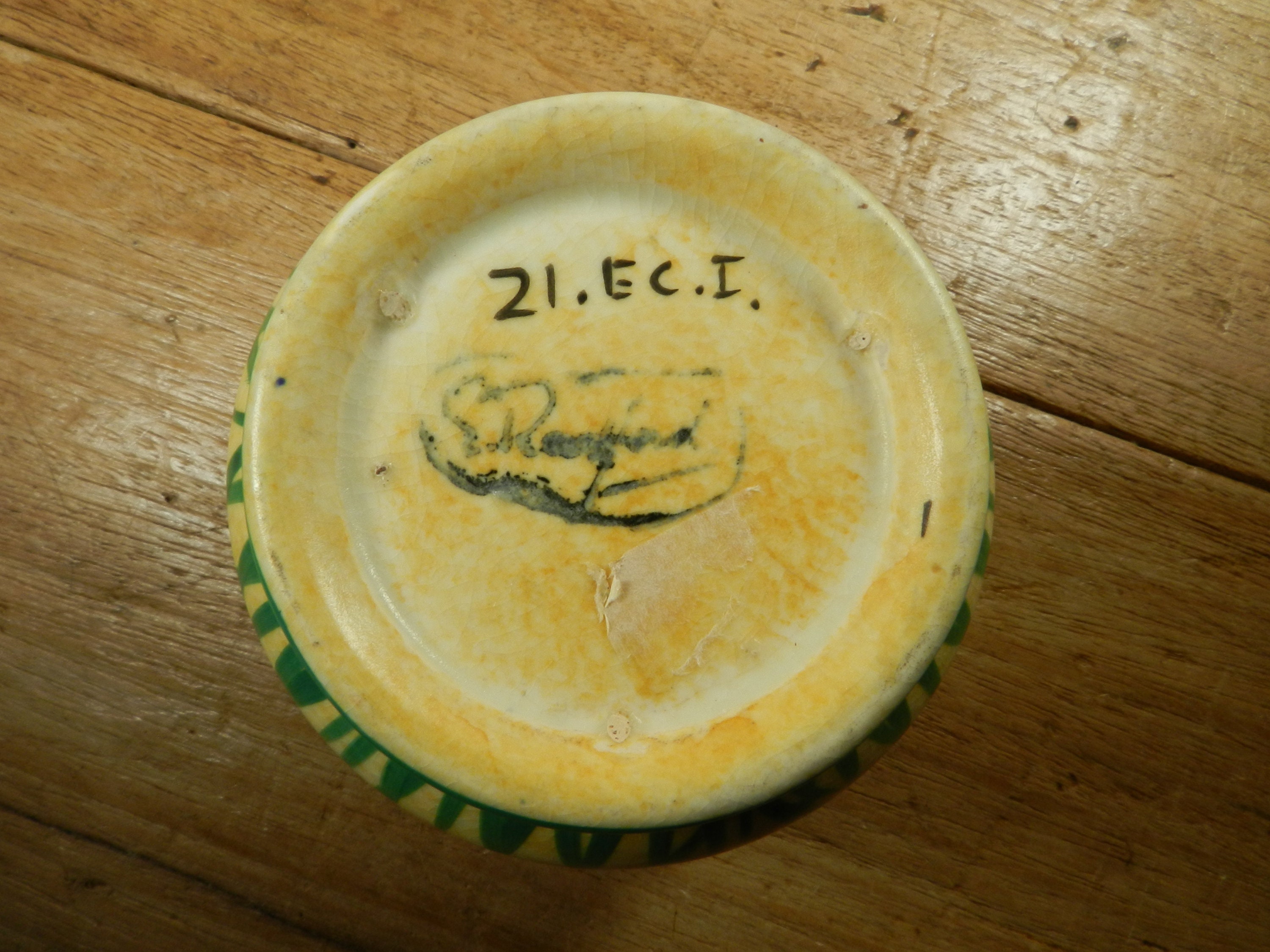 Vintage E. Radford Small Pottery Vase Etsy