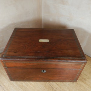 Victorian Jewellery Box with Hidden Compartment