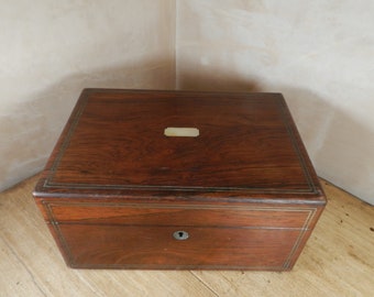 Victorian Jewellery Box with Hidden Compartment