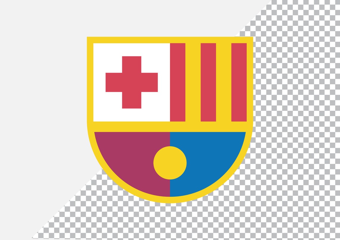 FC Barcelona Minimalist Logo ai cdr eps pdf png jpg | Etsy