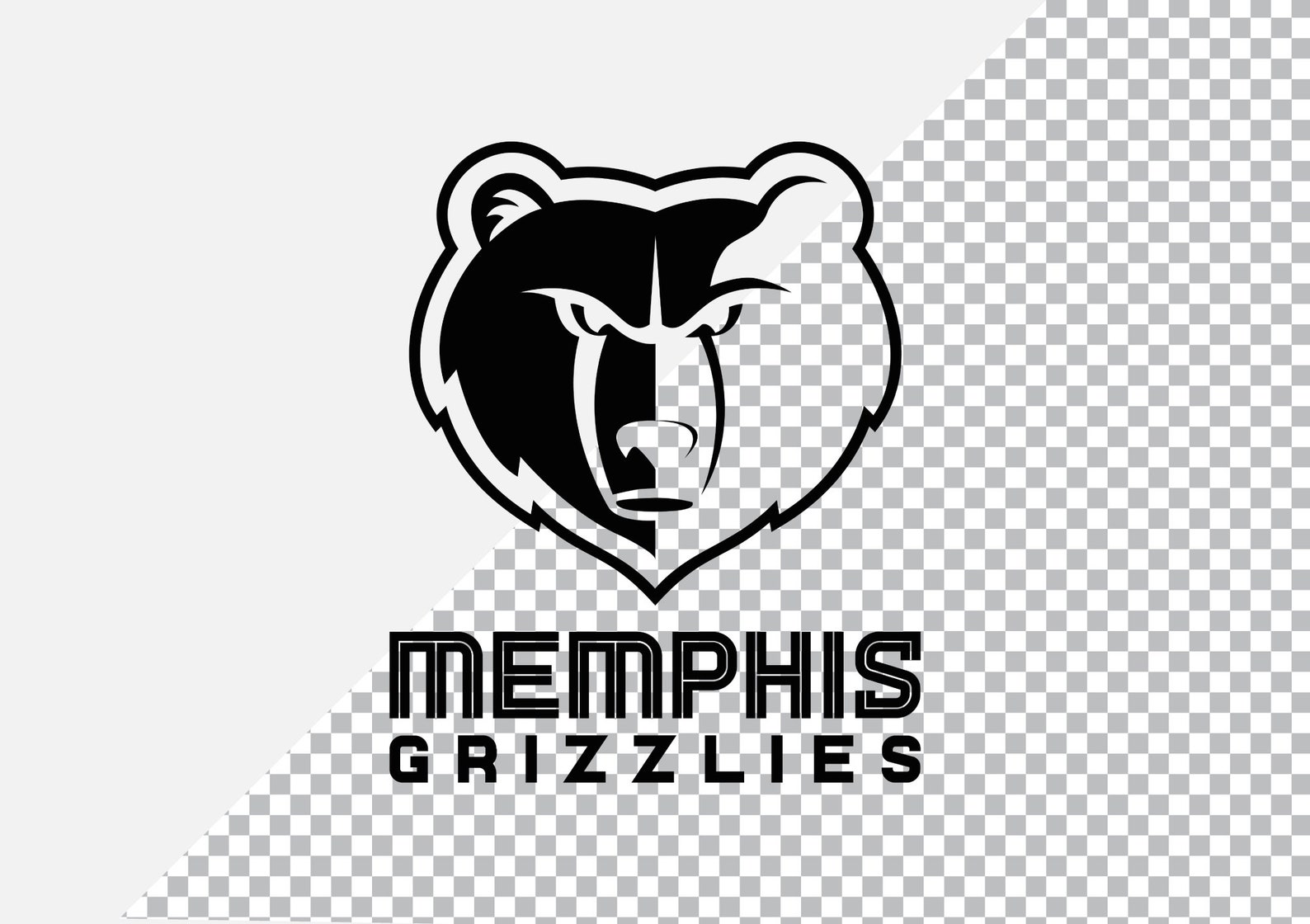 Memphis Grizzlies Logo ai cdr eps pdf png jpg svg Etsy