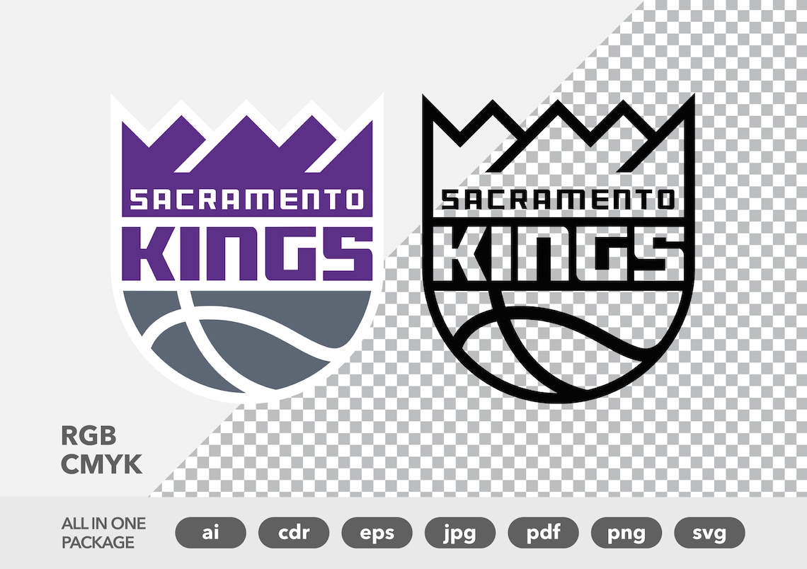 Sacramento Kings Logo ai cdr eps pdf png jpg svg Etsy