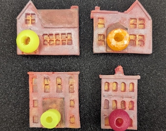 Spider Airbnb Village – Functional Jumping Spider Homes – Outdoor Art