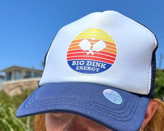 おもしろピックルボール野球帽/トラッカーハット - Big Dink Energy
