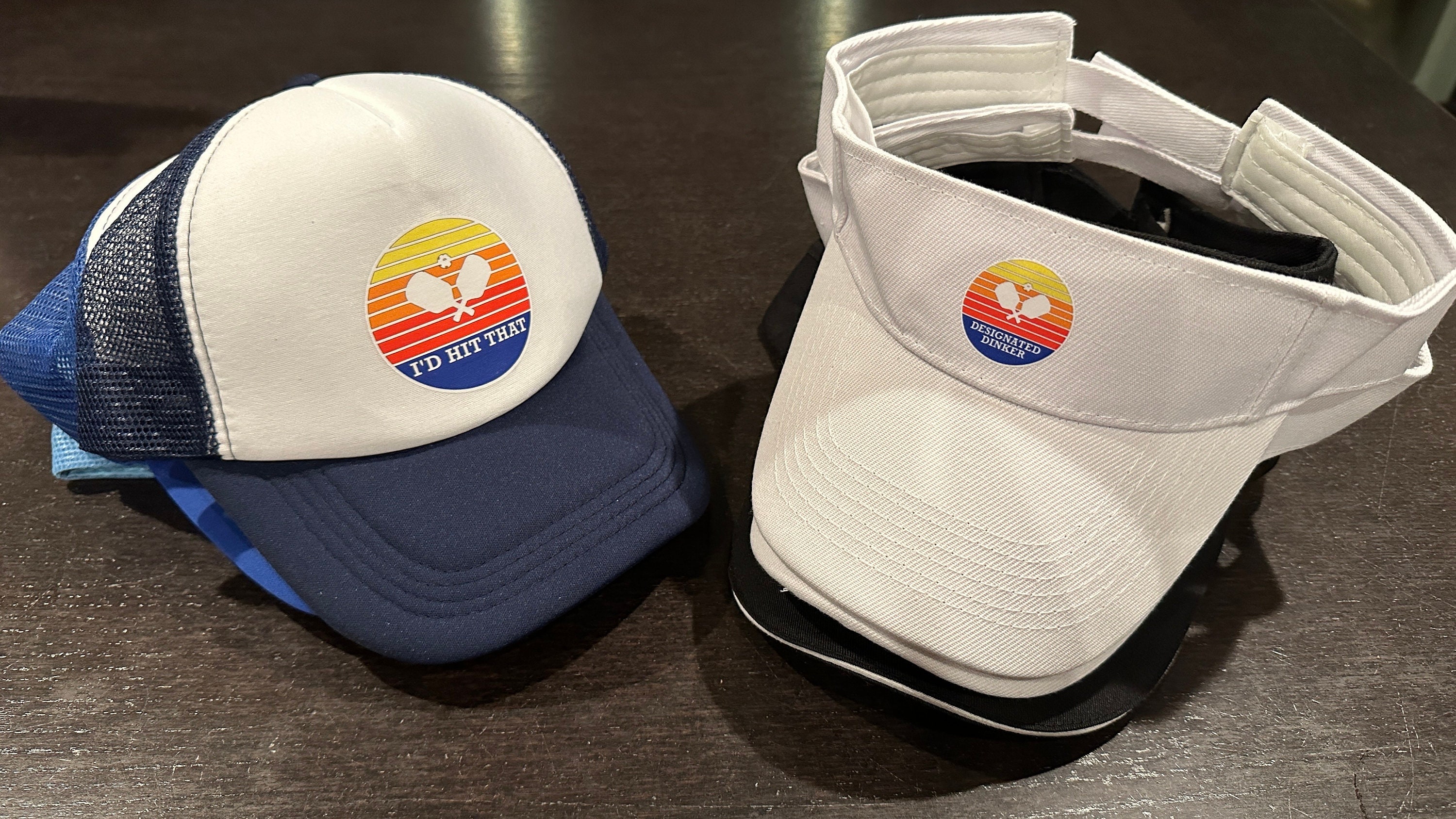 Funny Pickleball Sports Visor - I display picture 3