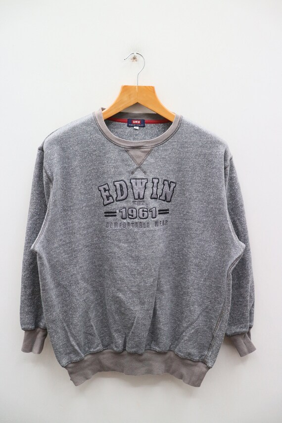 edwin logo sweater