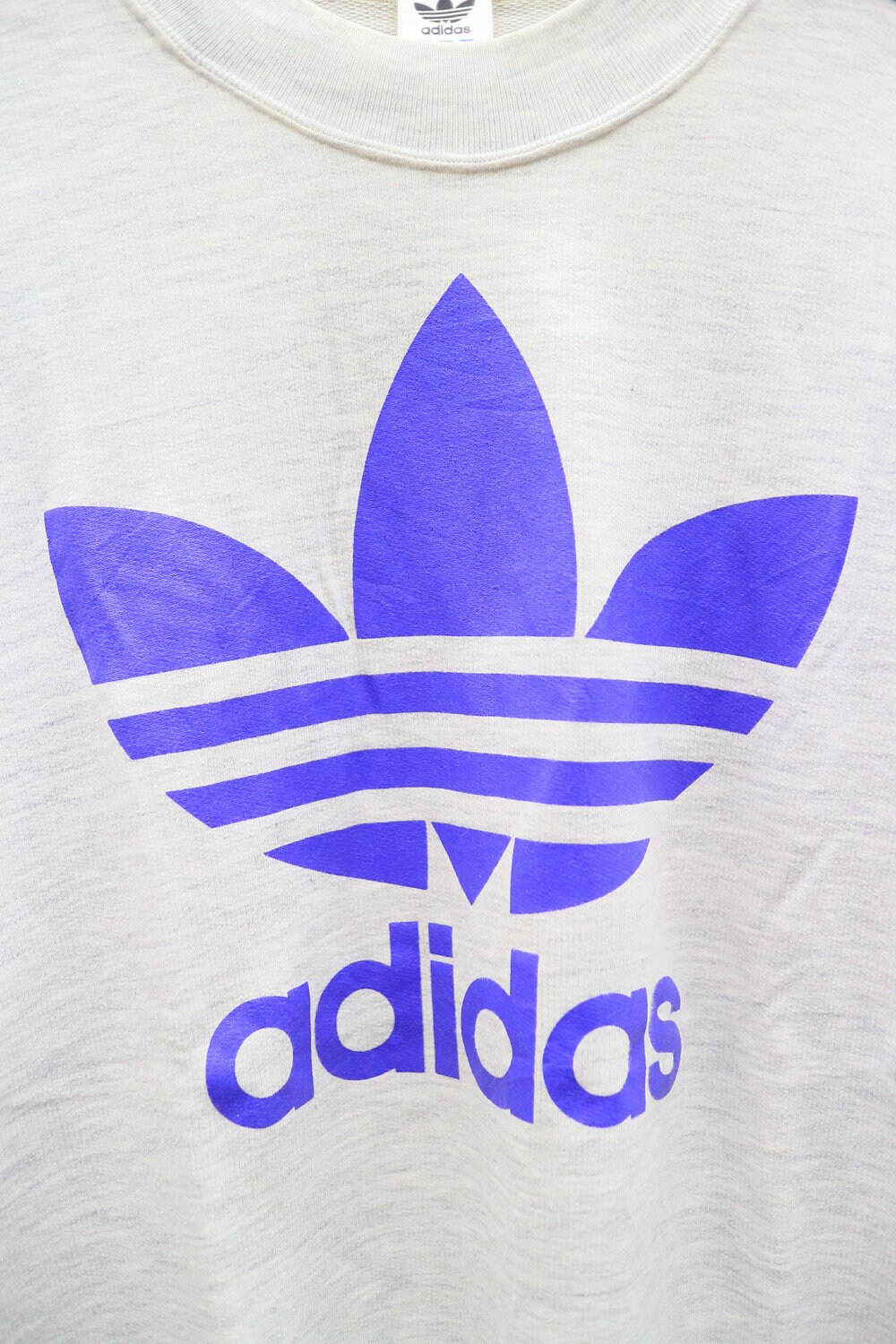 Vintage ADIDAS Sportswear Casual Big Spell Big Logo Gray | Etsy