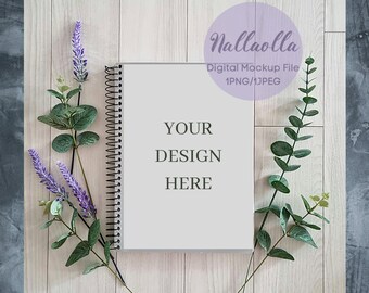 Spiral Notebook/1JPEG/1PNG/Grey Notebook Mockup/Lavender Mockup/Planner Mockup/Diary Planner Mockup/Good Mockup/My Props Mockup