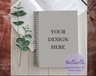 Spiral Notebook/1JPEG/1PNG/Grey Notebook Mockup/Korean Book/Picture Mockup/Planner Mockup/Diary Planner Mockup/Good Mockup/My Props Mockup