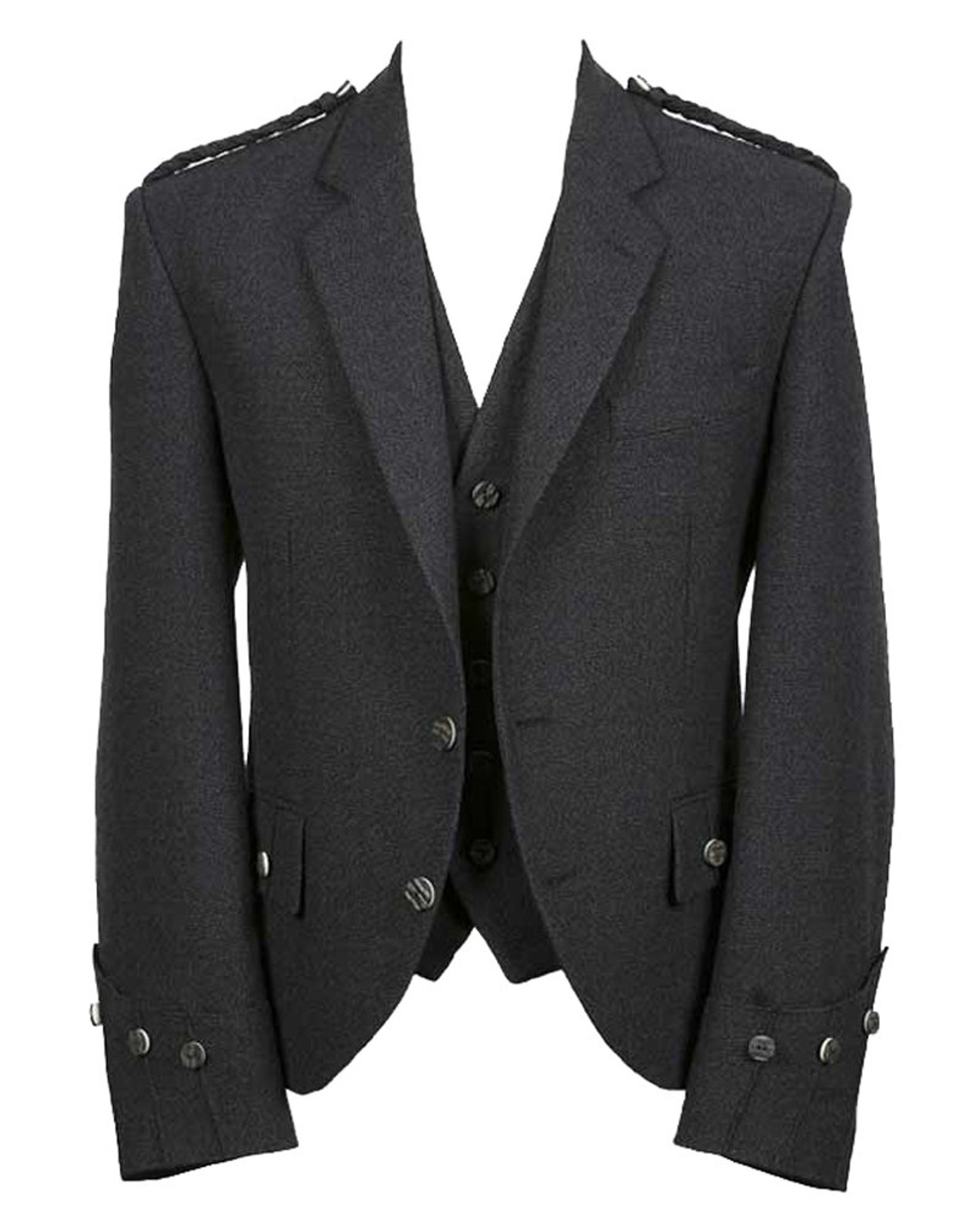 Scottish Tweed Crail Argyle Kilt Jacket With Vest Grey 100 Etsy