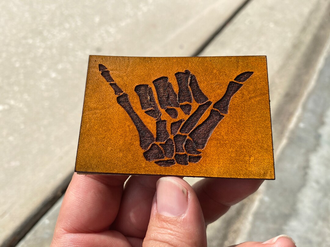 Custom Leather Morale Patch 2 X 3 Etsy