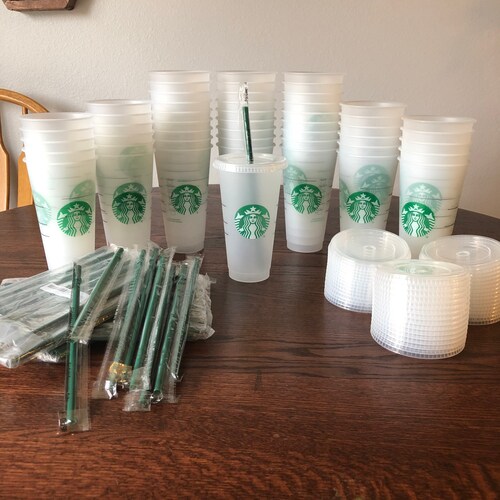 24oz Starbucks Venti Cold Cups / Bulk Starbucks Cups / Etsy