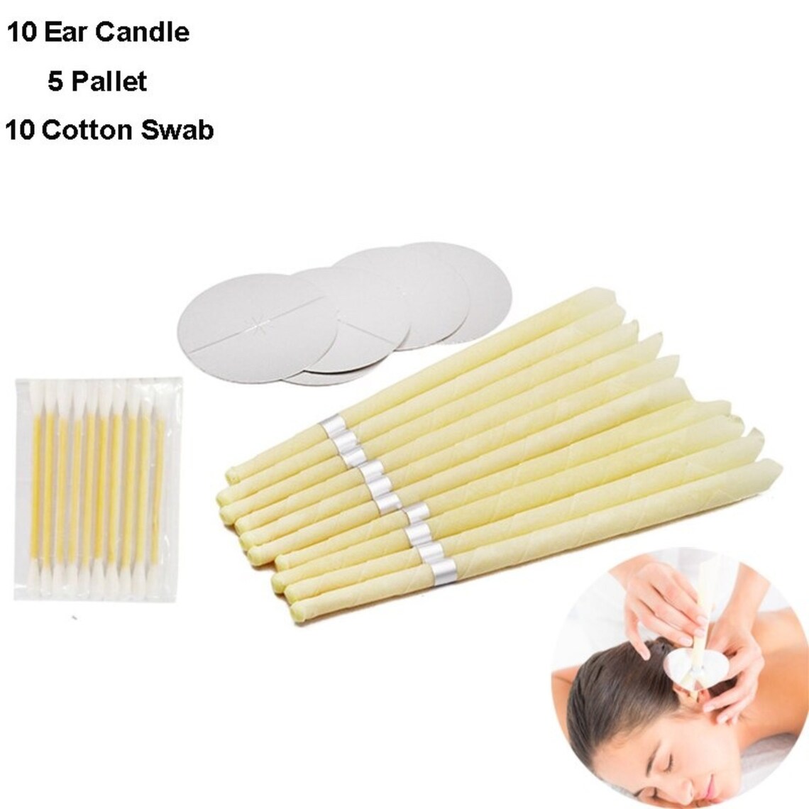 2/10Pcs Ear Wax Candle Ear Beeswax Ear Wax Remover With Plug Etsy