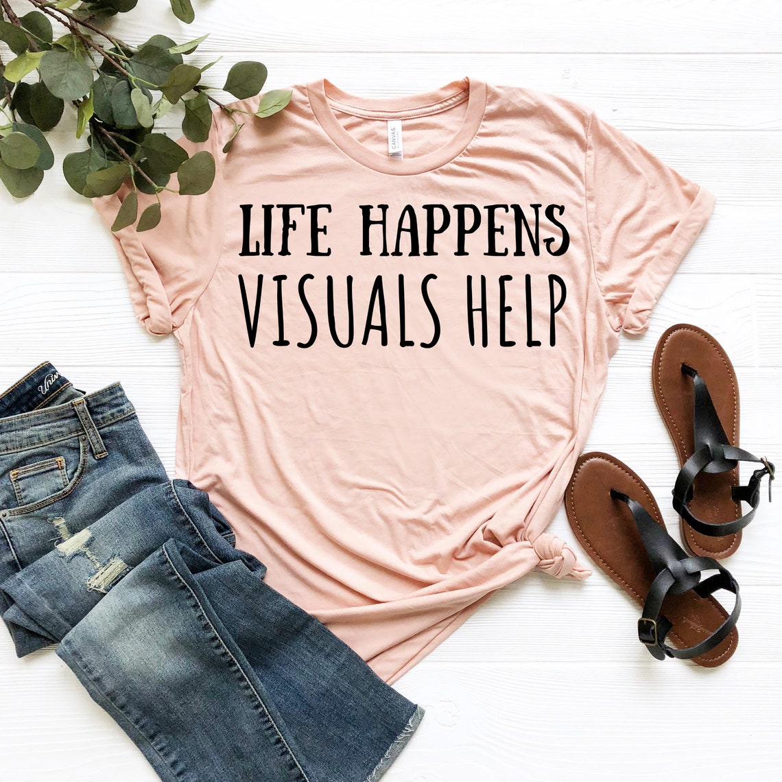 Life Happens Visuals Help Shirt SPED Squad Shirt Teacher | Etsy