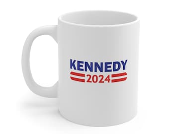 Kennedy 2024 Mug - Robert F. Kennedy Jr. Ceramic Mug 11oz - RFK