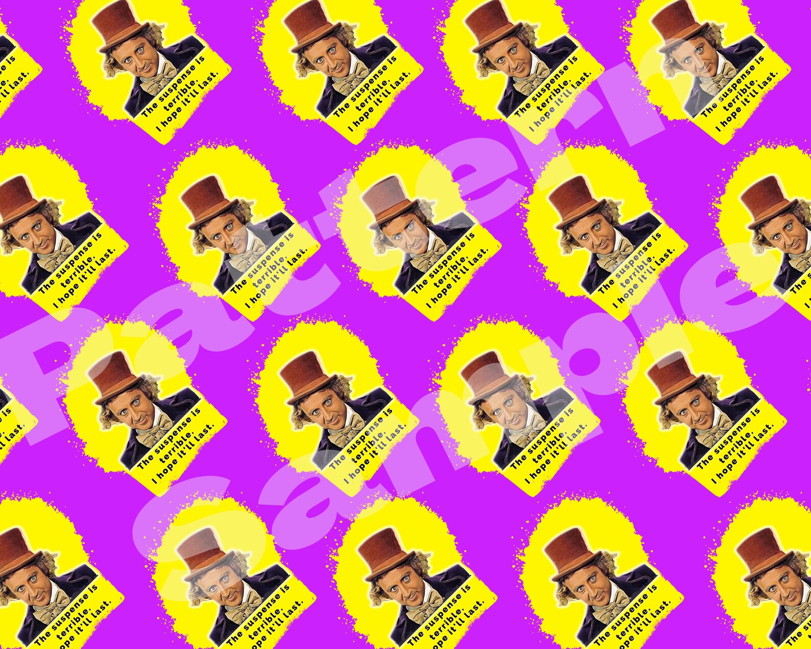 Funny Wrapping Paper Wonka Meme Wrapping Paper the Suspense is Terrible ...