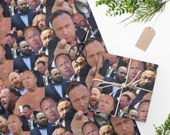 Alex Jones Wrapping Paper  - Alex Jones funny pictures Wrapping Paper