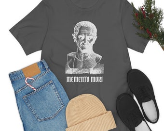 Stoic Shirt - Memento Mori Marcus Aurelius T Shirt - Stoic Unisex Short Sleeve Tee