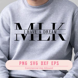 Camisetas de MLK para 2025, mlk PNG SVG, tengo un sueño png svg camiseta, Martin Luther King jr png svg, historia negra svg, historia negra digital