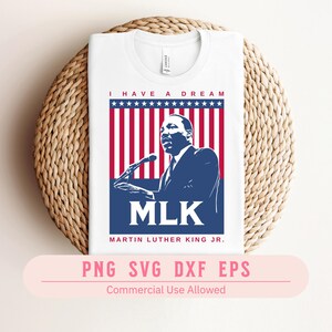 MLK amerikanische Flagge Design, MLK Tag svg png, MartinLuther King, Cricut Cut Files, schwarze Geschichte Monat Shirt, mlk Dekorationen, patriotische svg