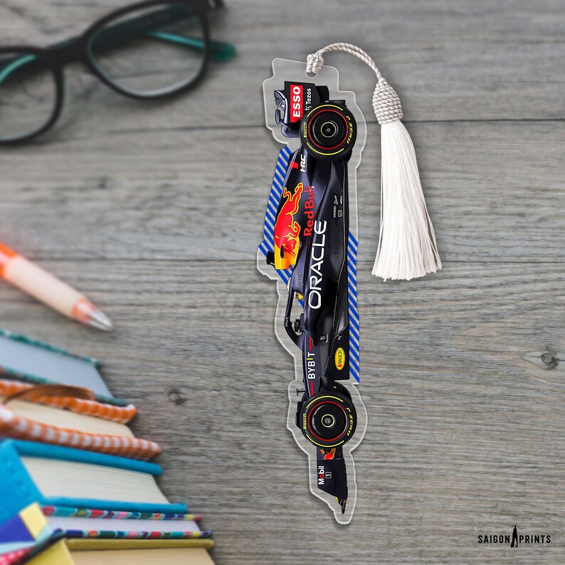 F1 Cars Bookmark 2mm Thick Acrylic Choose Your Team With Colorful ...
