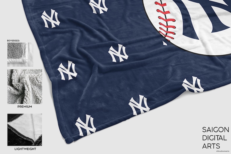 SaigonArtPrints Yankees Baseball Blanket