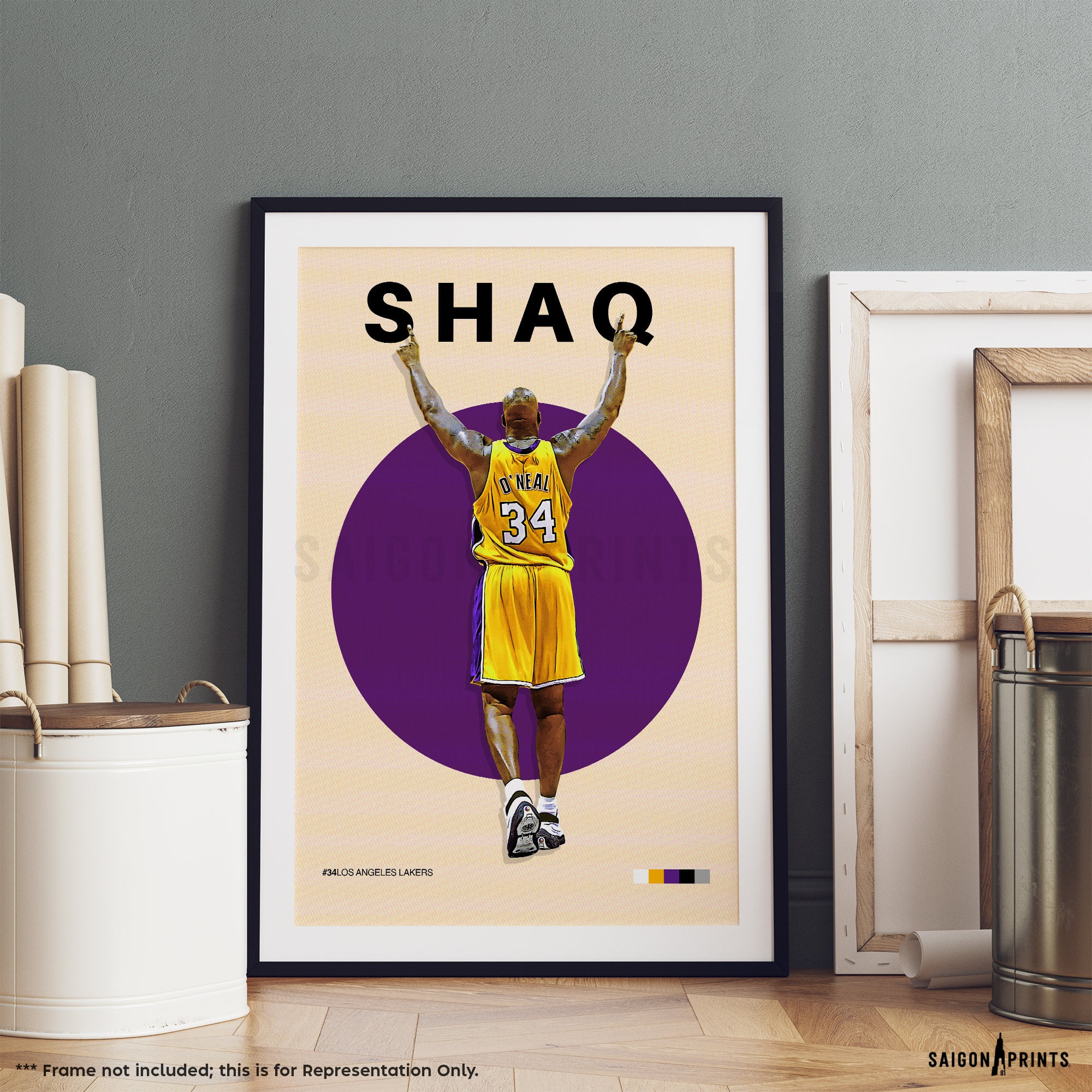  Jermaine O'Neal Poster USA American Basketball Player Dream  Team Star Artworks Canvas Poster Room Aesthetic Wall Art Prints Home Modern  Decor Gifts Framed-unframed 12x12inch(30x30cm): Posters & Prints