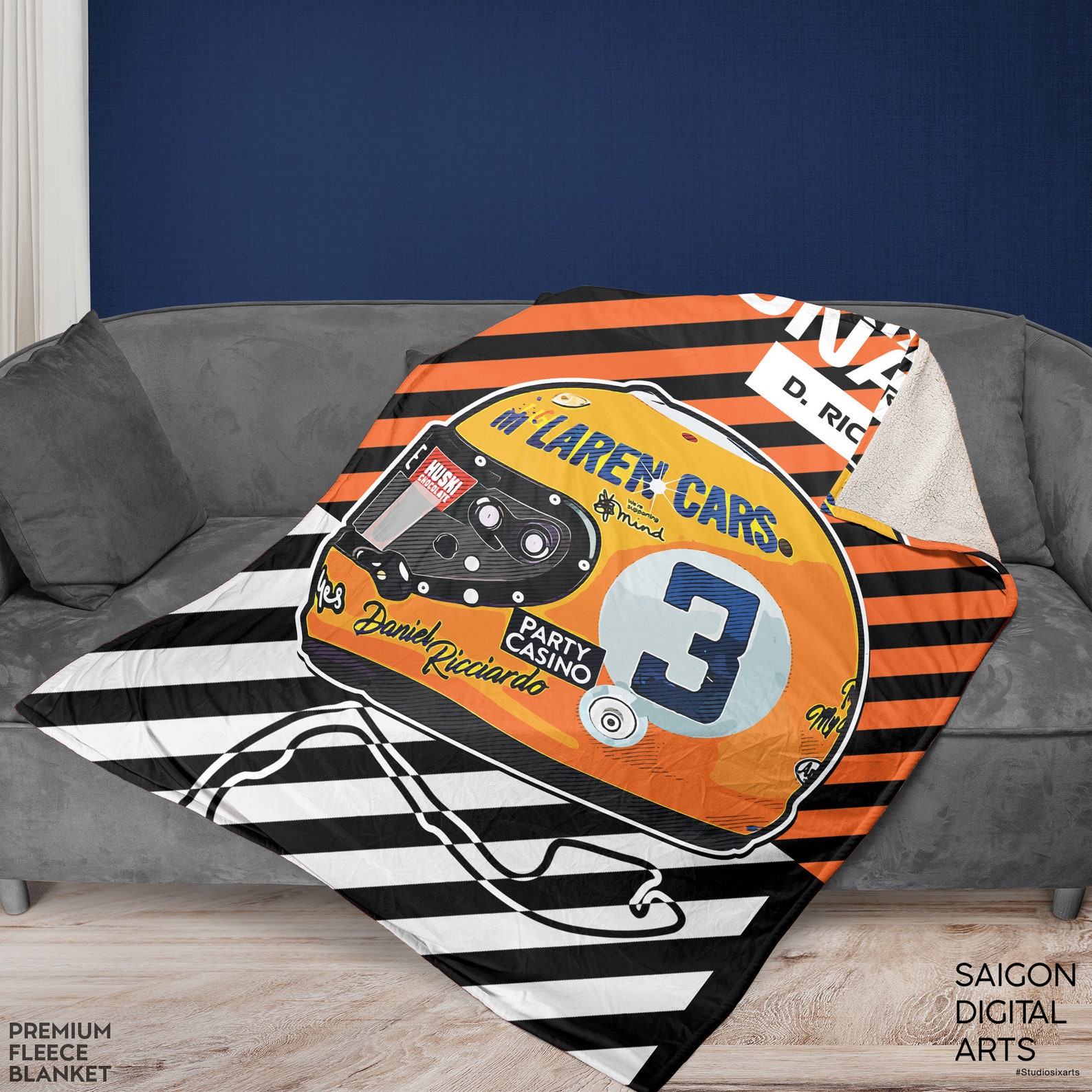 Formula 1 Blankets Lando Norris Ricciardo F1 Blanket Etsy