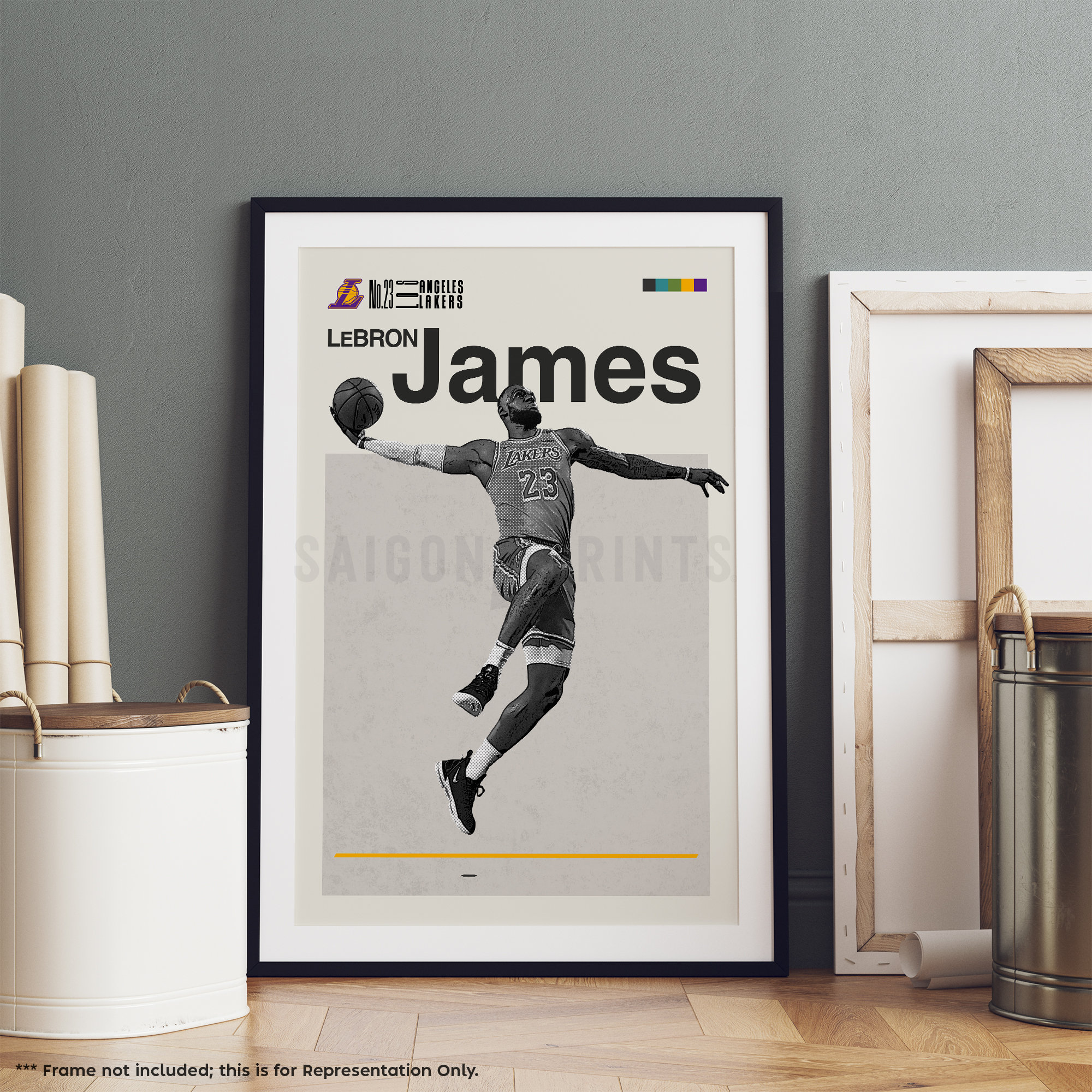 LeBron James Dwyane Wade Iconic Dunk minimalist poster | iPad Case & Skin