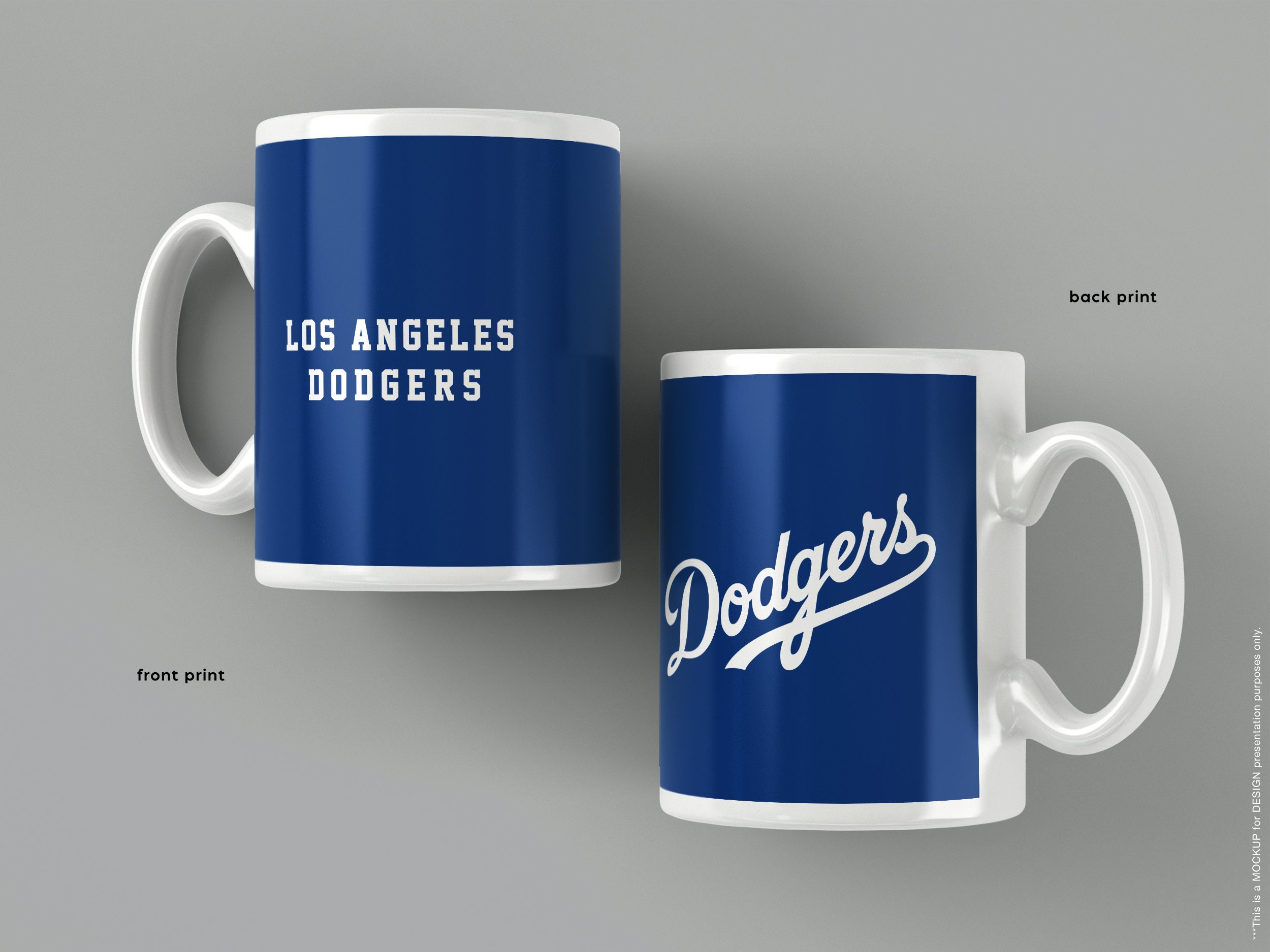 LA Dodgers Mug | Baseball Inspired Coffee Mug