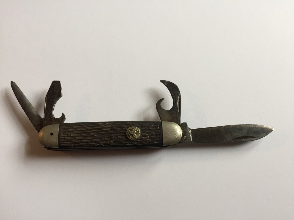Ulster Boy Scout Pocket Knife Etsy